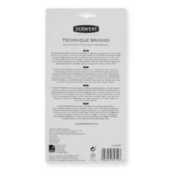 Derwent Techniques Brushes 6 Derwent Techniques Brushes -Painting Supplies Techniques Brushes 3