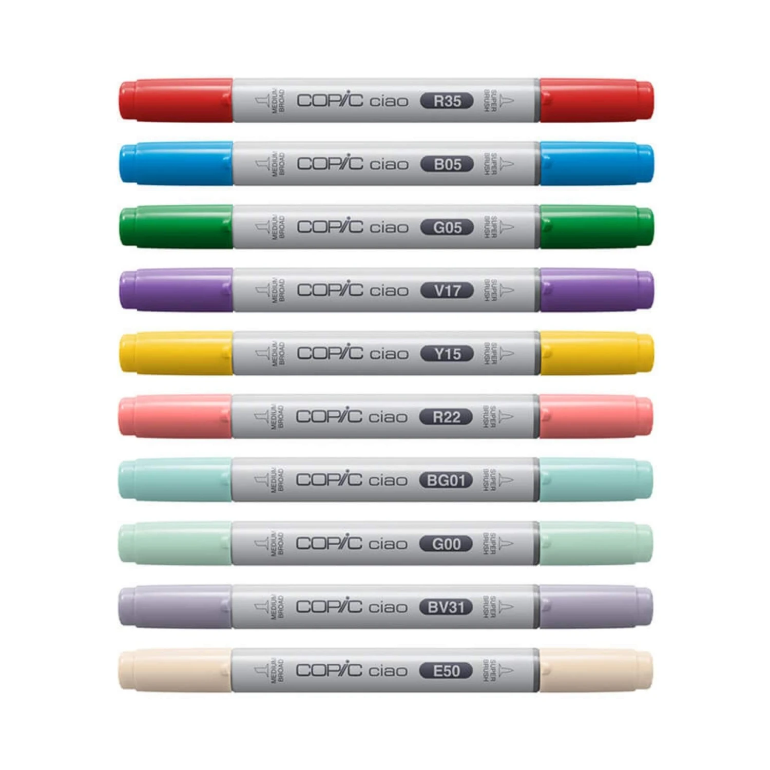 Copic Ciao Marker Twin Tipped Markers (E000 - G99) 4 Copic Ciao Marker Twin Tipped Markers (E000 - G99) - Image 4