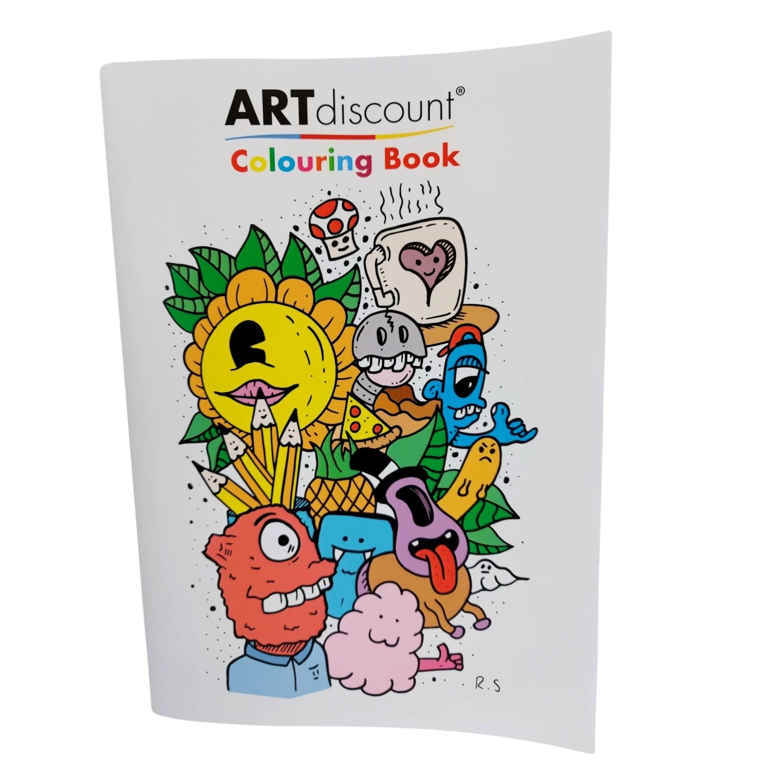 ARTdiscount Colouring Book - A4 16 Illustrations 2 ARTdiscount Colouring Book - A4 16 Illustrations - Image 2