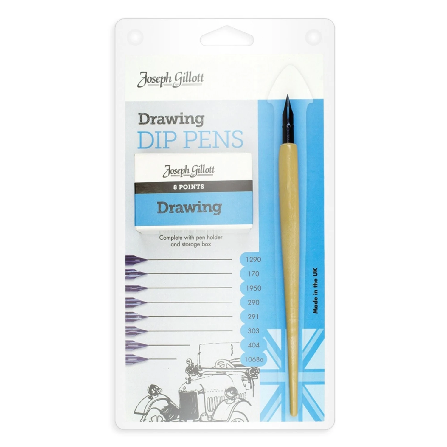 Joseph Gillott Drawing Dip Pens 1 Joseph Gillott Drawing Dip Pens