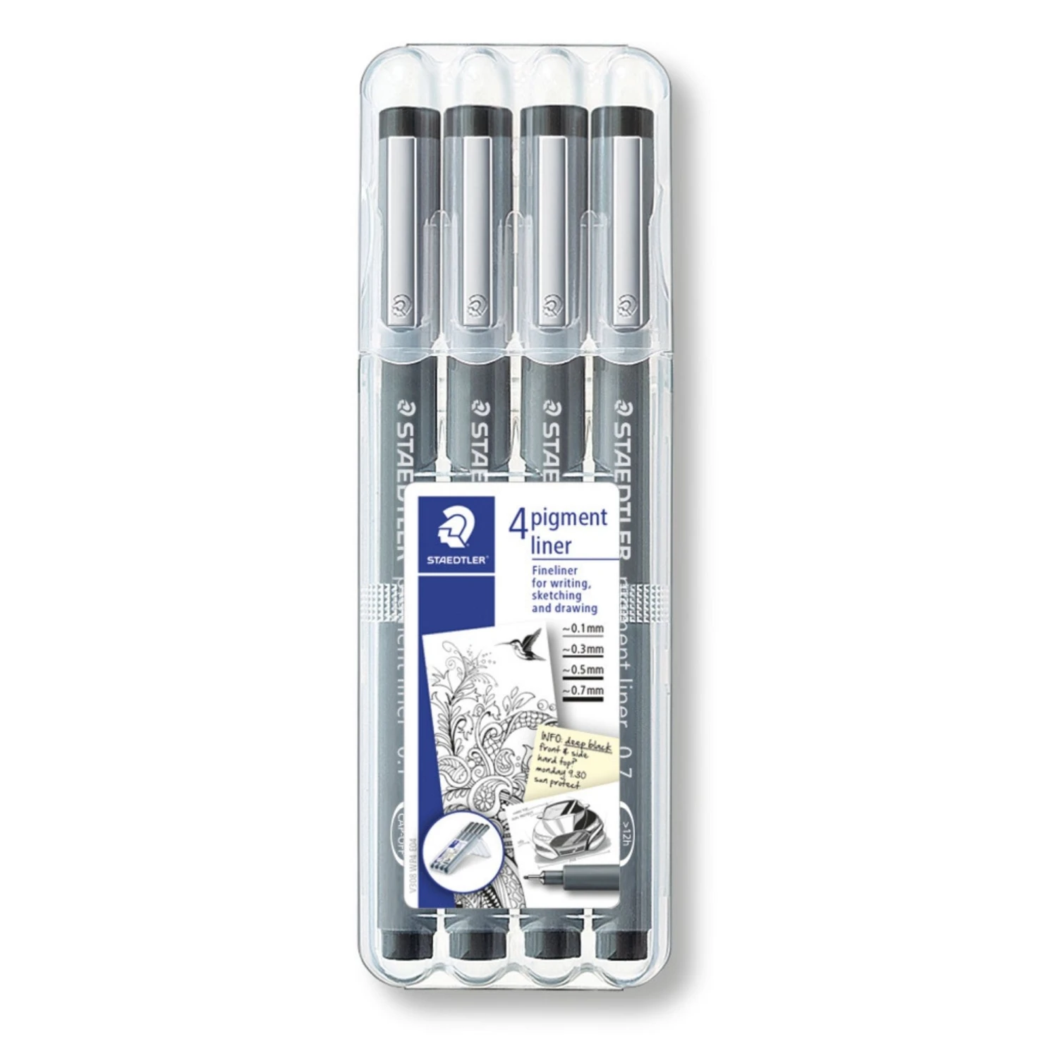 Staedtler Pigment Liner (Set Of 4) 1 Staedtler Pigment Liner (Set Of 4)