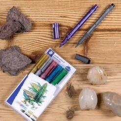 Staedtler Metallic Markers + Pigment Liner - Set Of 7 5 Staedtler Metallic Markers + Pigment Liner - Set Of 7 -Painting Supplies Untitleddesign 2 88d0ad0f 9f6a 401f 9e26 4b9954950f02