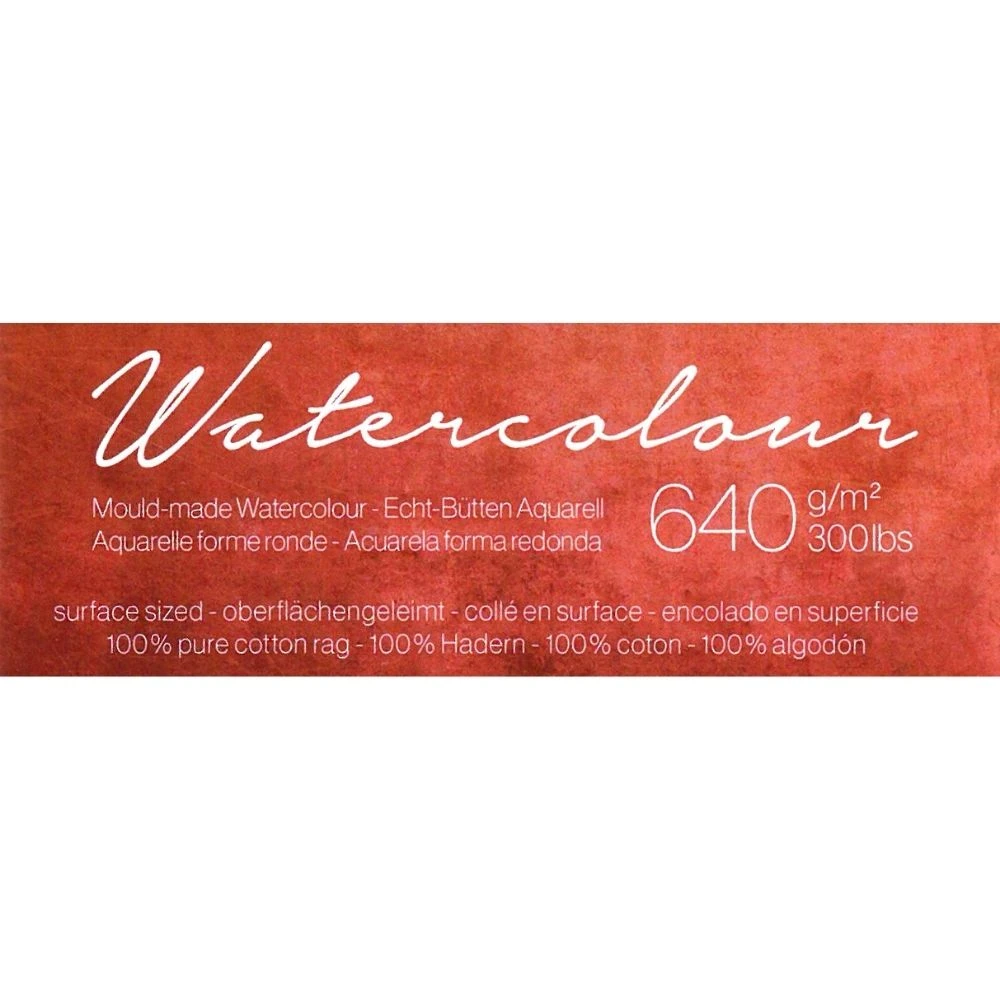 Hahnemühle The Collection Watercolour Paper Sheets - 640gsm - 5 Sheets - 56 X 76cm 1 Hahnemühle The Collection Watercolour Paper Sheets - 640gsm - 5 Sheets - 56 X 76cm
