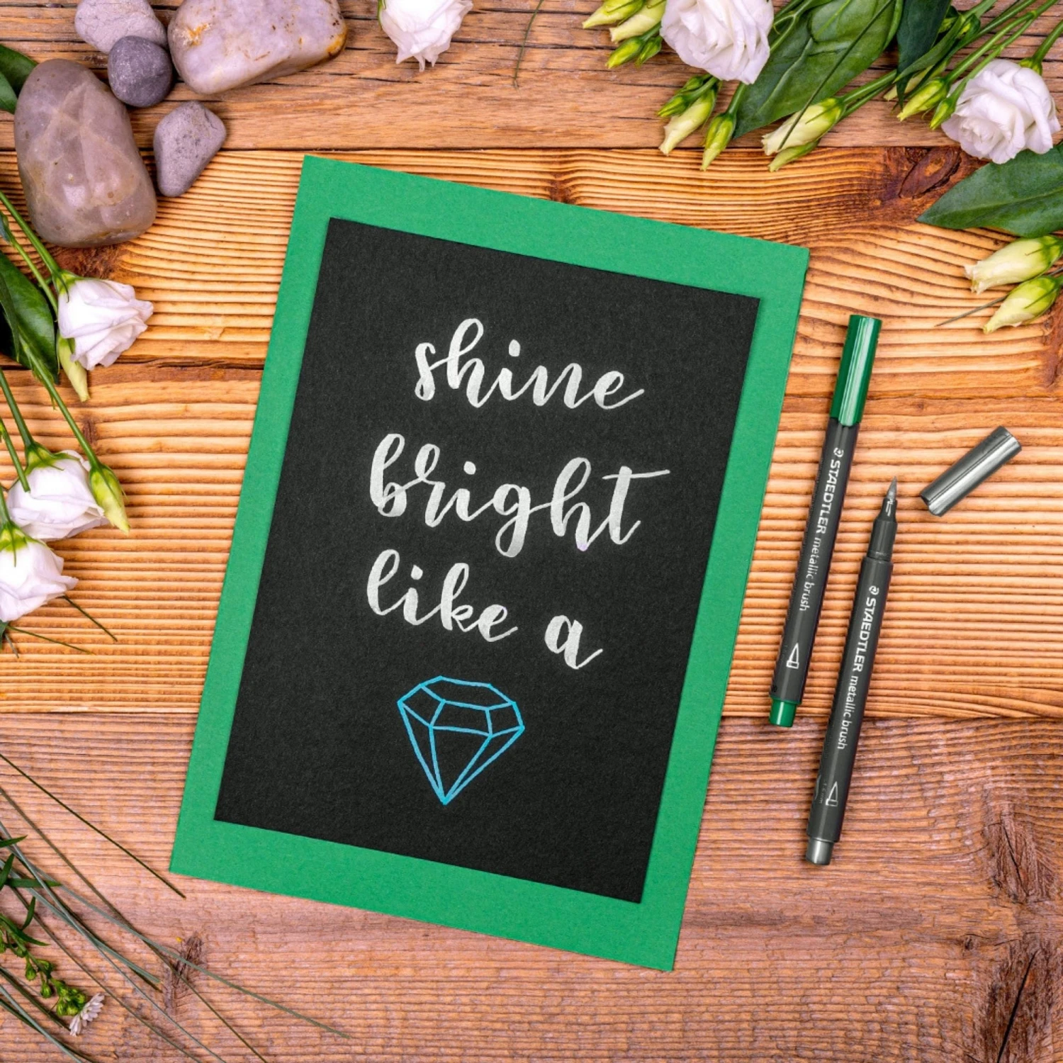 Staedtler Metallic Brush Pen Pack Of 10 3 Staedtler Metallic Brush Pen Pack Of 10 - Image 3