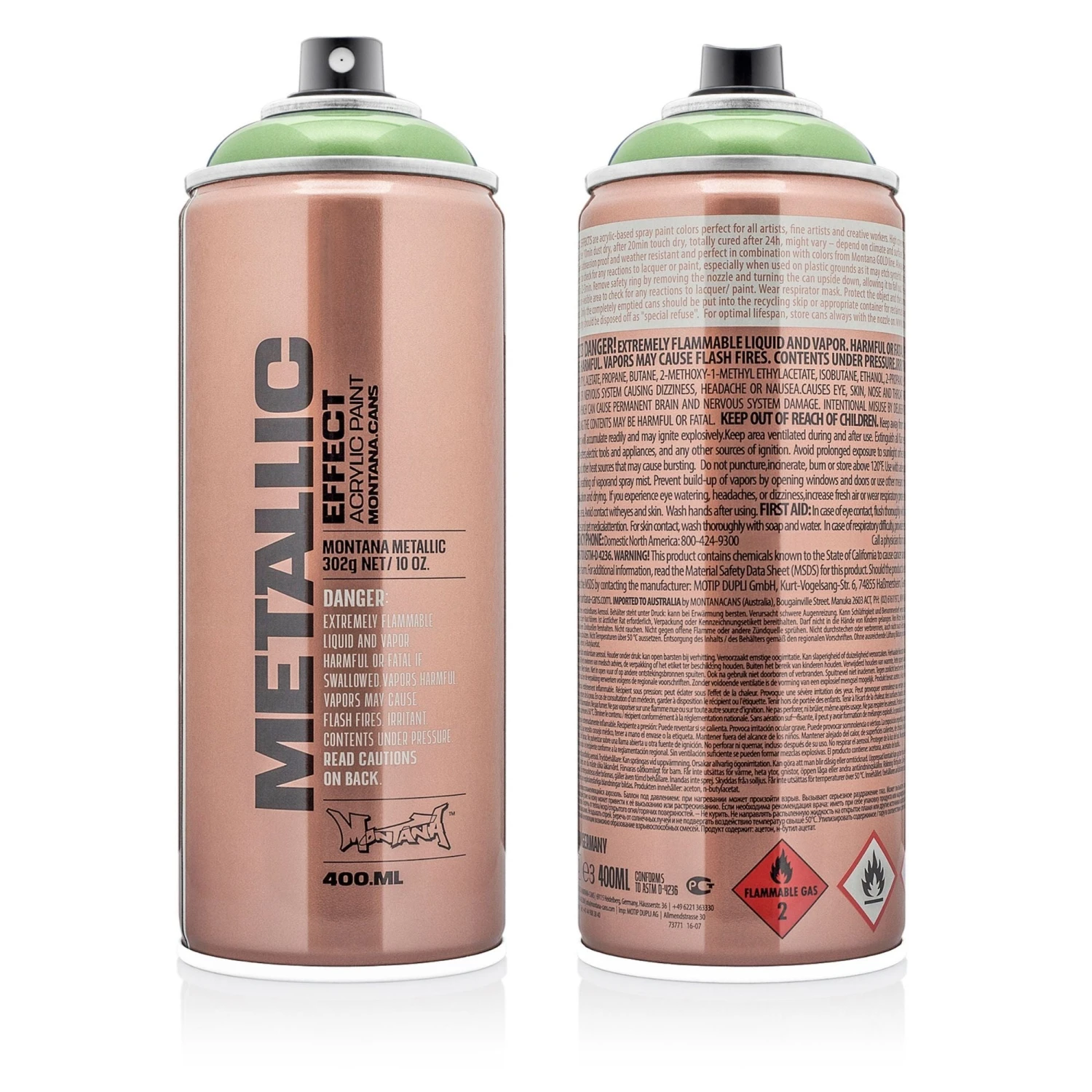 Montana - METALLIC Effect Cans - 400ml 1 Montana - METALLIC Effect Cans - 400ml