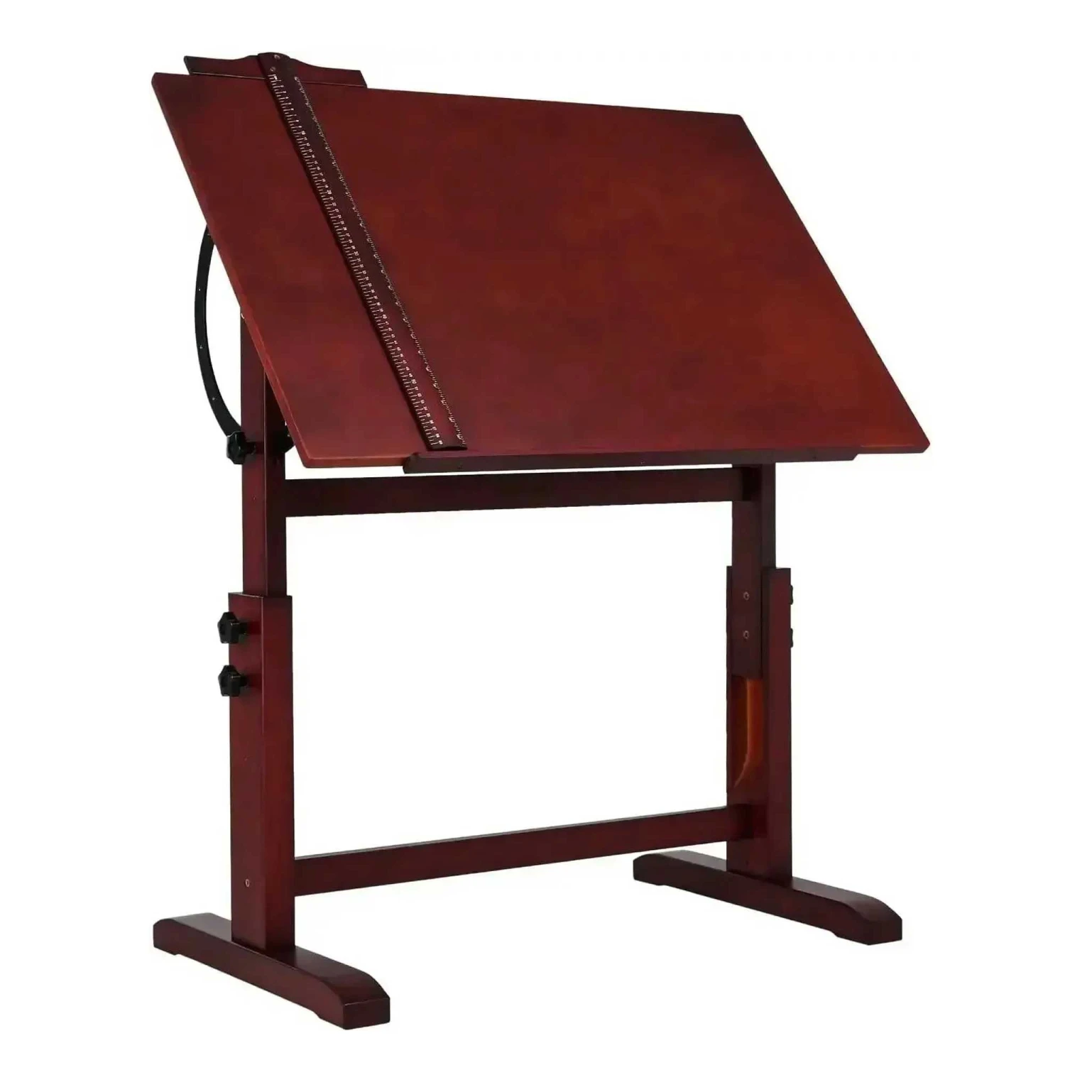 MEEDEN Extra Large Wood Drafting Table - Deep Walnut 1 MEEDEN Extra Large Wood Drafting Table - Deep Walnut