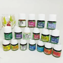 Pebeo Vitrail Glass Paint - 45ml 5 Pebeo Vitrail Glass Paint - 45ml -Painting Supplies Vitrail glass paints