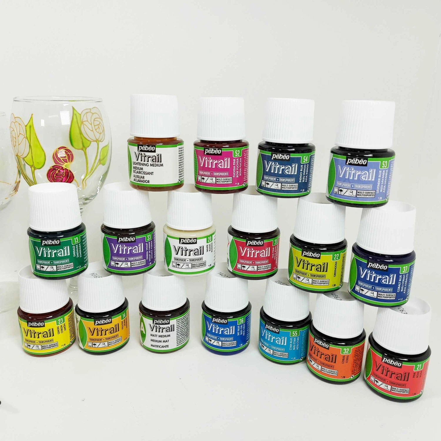 Pebeo Vitrail Glass Paint - 45ml 3 Pebeo Vitrail Glass Paint - 45ml - Image 3