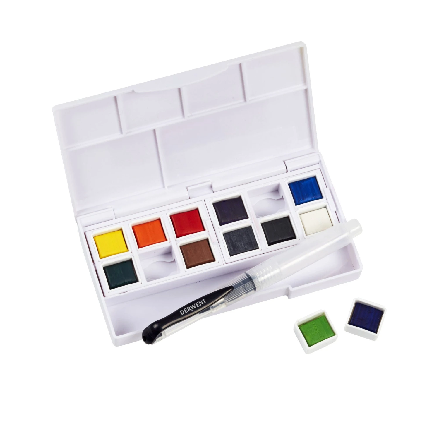 Derwent Watercolour Paint Pan Set Of 12 2 Derwent Watercolour Paint Pan Set Of 12 - Image 2