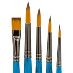 ARTdiscount Watercolour Brush Set Of 5 Brushes