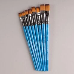ARTdiscount Watercolour Brushes - Flat 8 ARTdiscount Watercolour Brushes - Flat -Painting Supplies Watercolour Flat 2