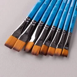ARTdiscount Watercolour Brushes - Flat 9 ARTdiscount Watercolour Brushes - Flat -Painting Supplies Watercolour Flat 3
