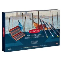 Derwent Watercolour Wood Box Set Of 72 Pencils 7 Derwent Watercolour Wood Box Set Of 72 Pencils -Painting Supplies Watercolour Pencil Wood Box 3