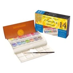 Sennelier Watercolour Half Pan Travel Box