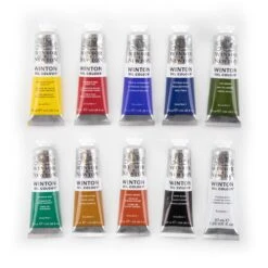 Winsor & Newton Winton Oil Colour 10 X 37ml Tube Set -Painting Supplies Winton Oil colour set contents 2