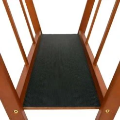 MEEDEN Large Artists Print Rack With Castors - Walnut -Painting Supplies Wooden Large Print Rack with Castors Walnut