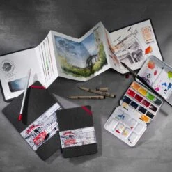 Hahnemühle ZigZag Book - 300gsm - 14x14cm - 18 Sheets 7 Hahnemühle ZigZag Book - 300gsm - 14x14cm - 18 Sheets -Painting Supplies ZigZag Hahnemuhle