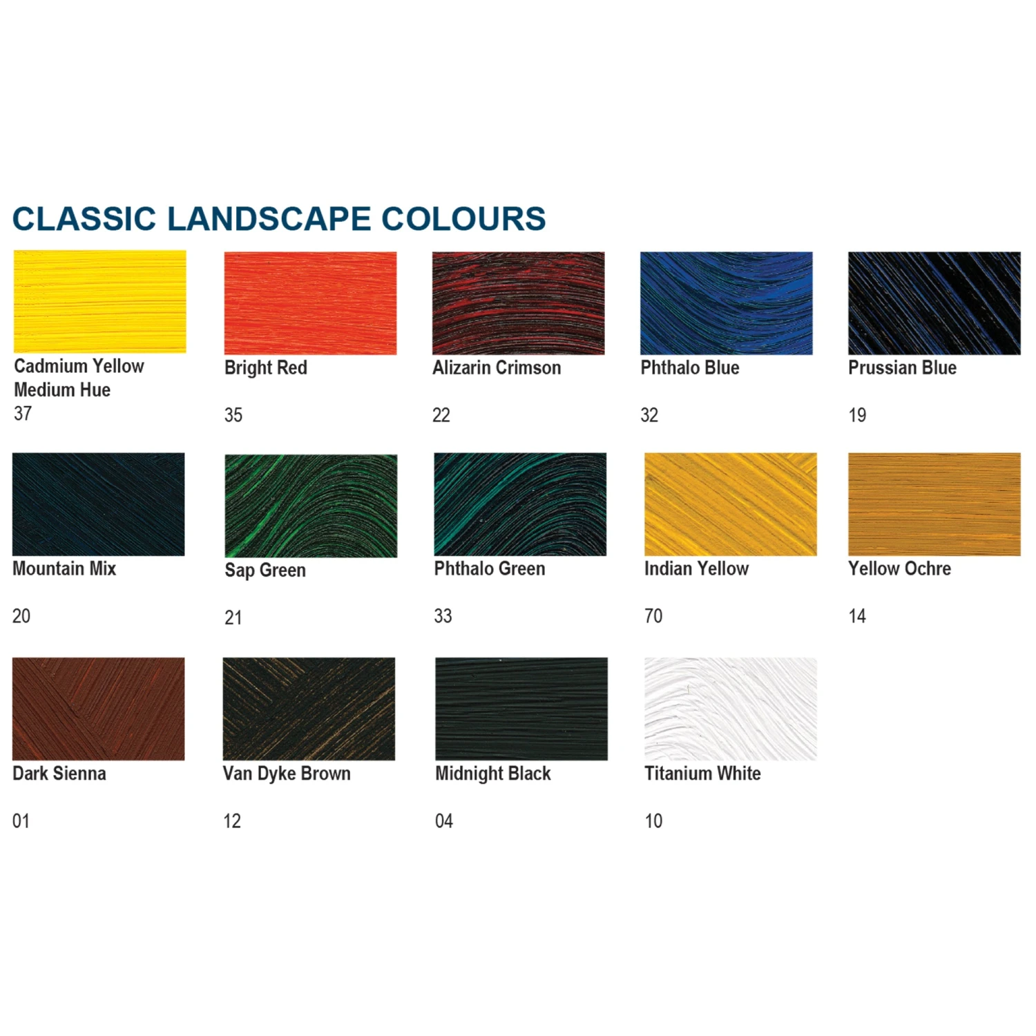 Bob Ross LANDSCAPE Oil Colours - 37ml 4 Bob Ross LANDSCAPE Oil Colours - 37ml - Image 4