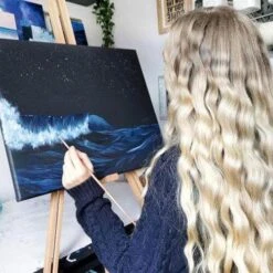 ARTdiscount PREMIUM Stretched BLACK Canvas - Standard Profile -Painting Supplies canvas caf064a2 006a 42a7 aef2 bf22386ca318