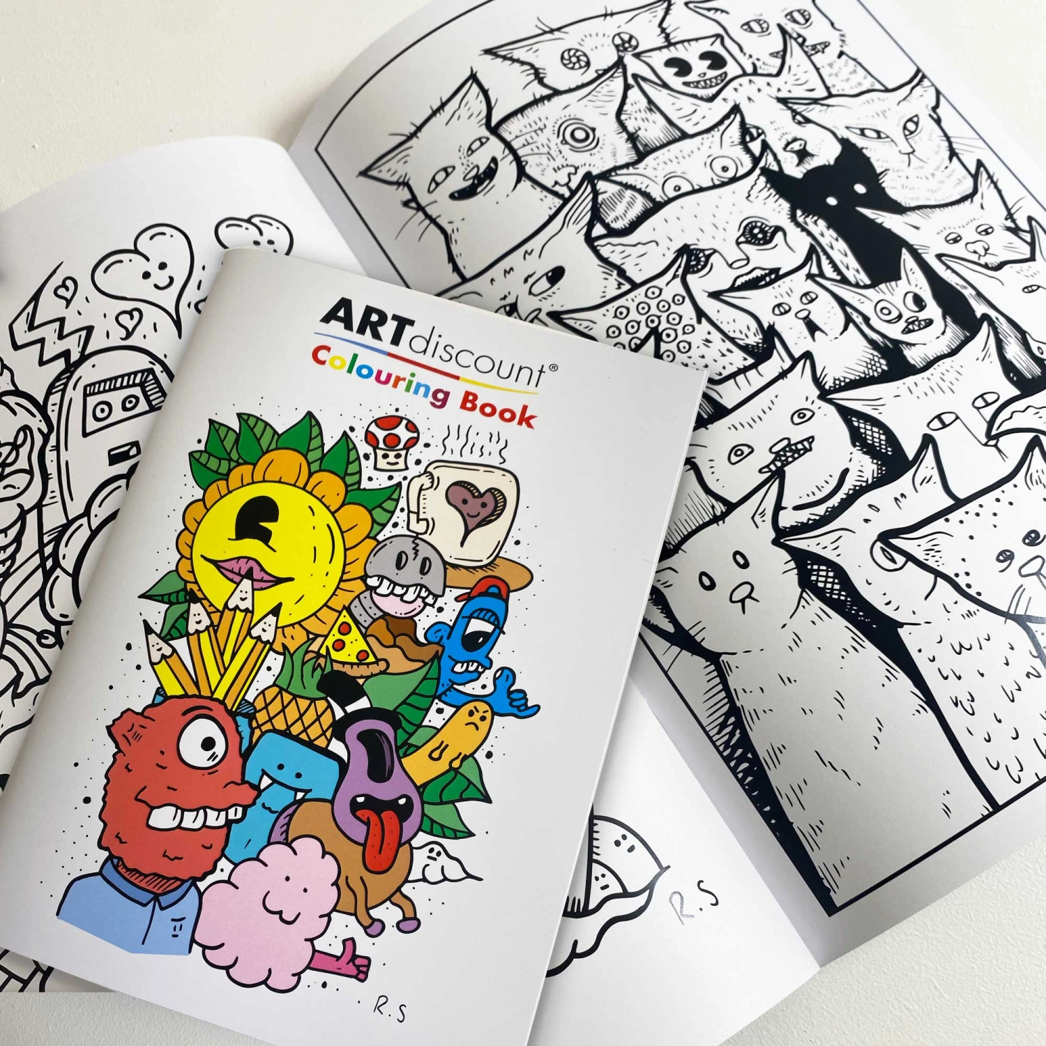 ARTdiscount Colouring Book - A4 16 Illustrations 1 ARTdiscount Colouring Book - A4 16 Illustrations