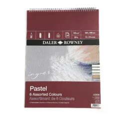 Daler-Rowney Ingres Spiral Pastel Pads - 6 Assorted Colours