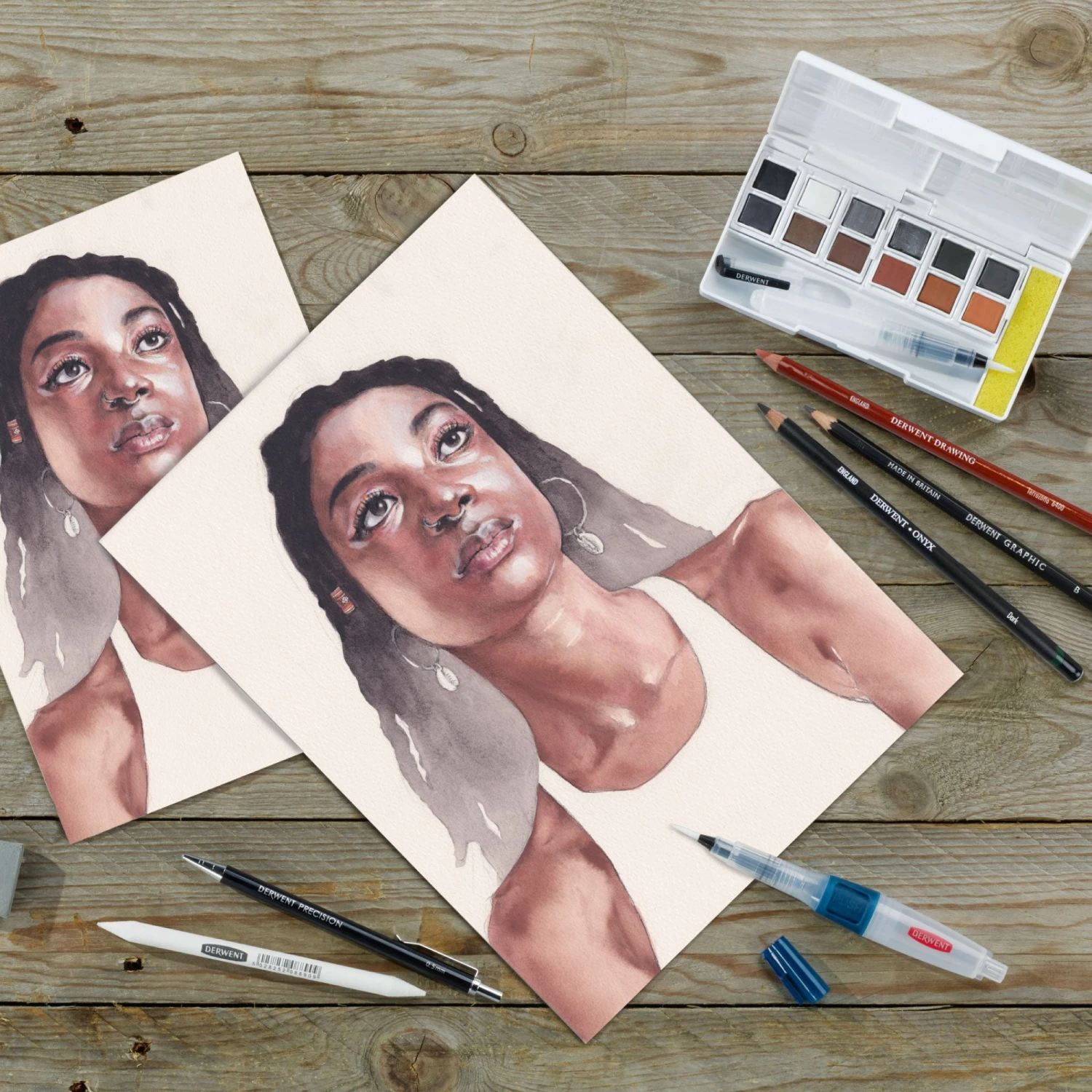 Derwent Shade And Tone Mixed Media Set 7 Derwent Shade And Tone Mixed Media Set - Image 7