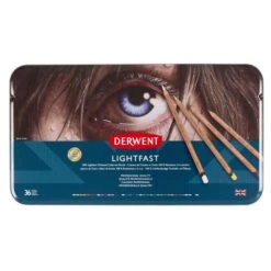 Derwent Lightfast Pencils - Metal Tins -Painting Supplies derwent lightfast 36