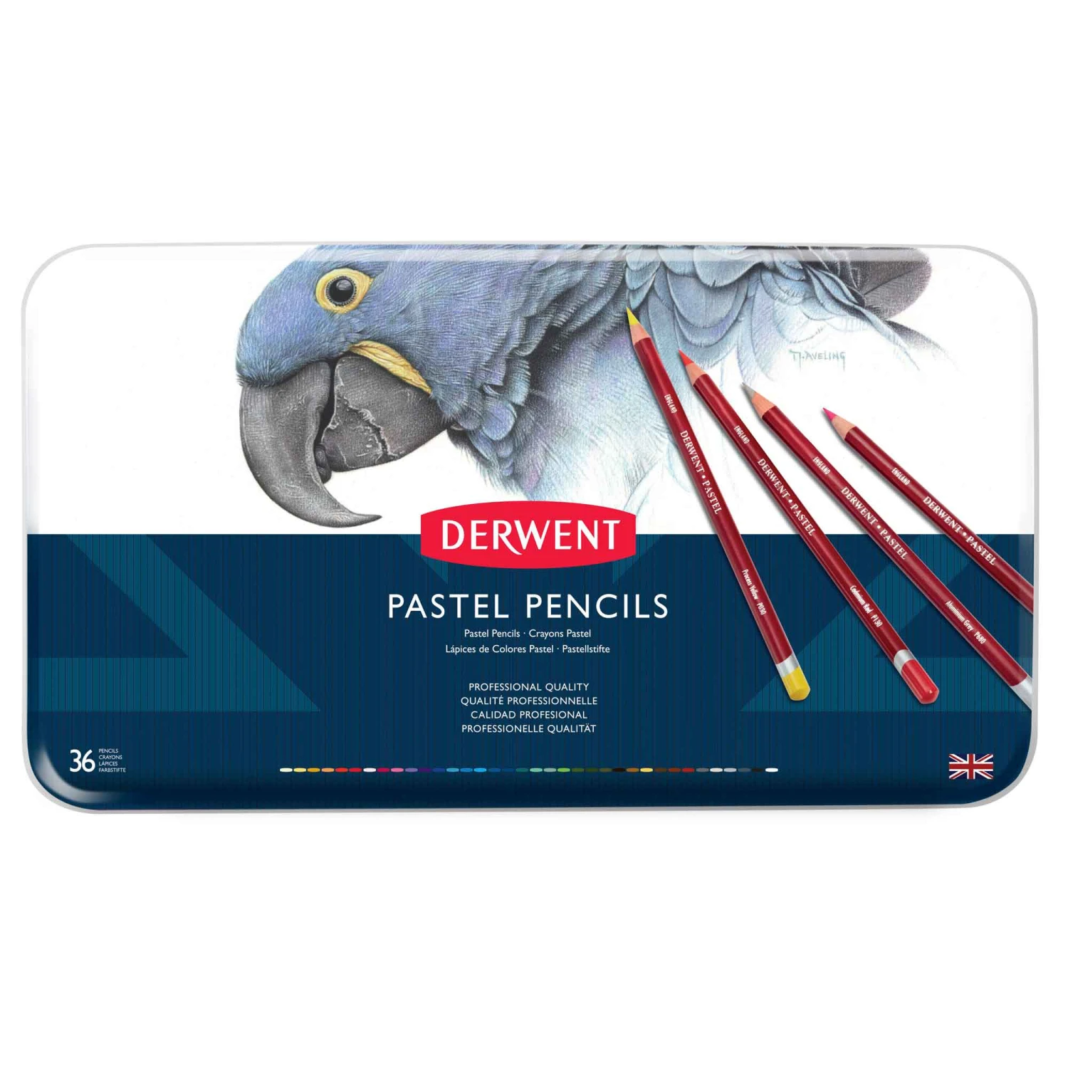 Derwent Pastel Pencil Metal Tins 5 Derwent Pastel Pencil Metal Tins - Image 5