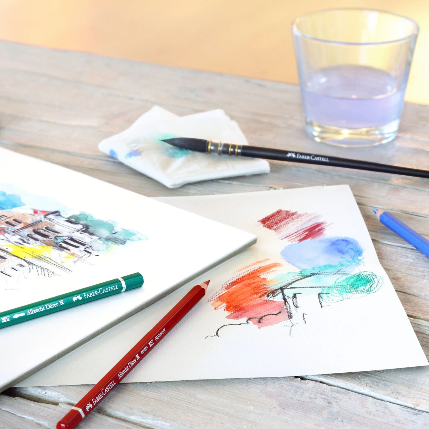Faber-Castell Faber Albrecht Dürer Watercolour Pencils Wood Case Of 120 3 Faber-Castell Faber Albrecht Dürer Watercolour Pencils Wood Case Of 120 - Image 3