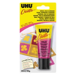 UHU® UHU Creativ' Fabrics, Felt & Ribbons Glue/Adhesive - 38ml/40g