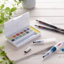 Derwent Line And Wash Paint Pan Set 9 Derwent Line And Wash Paint Pan Set -Painting Supplies line wash 1