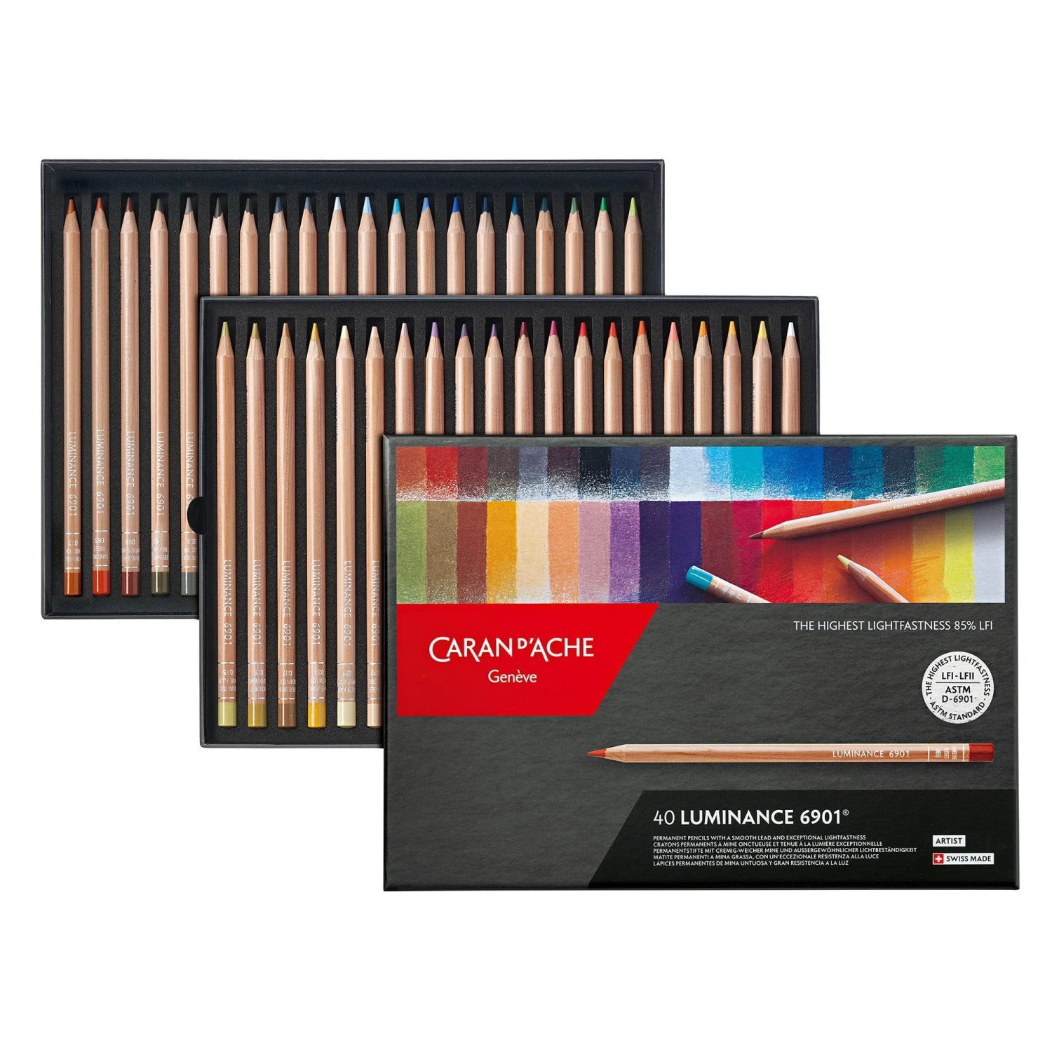 Caran D'Ache LUMINANCE 6901® Boxes Of Assorted Colours 3 Caran D'Ache LUMINANCE 6901® Boxes Of Assorted Colours - Image 3