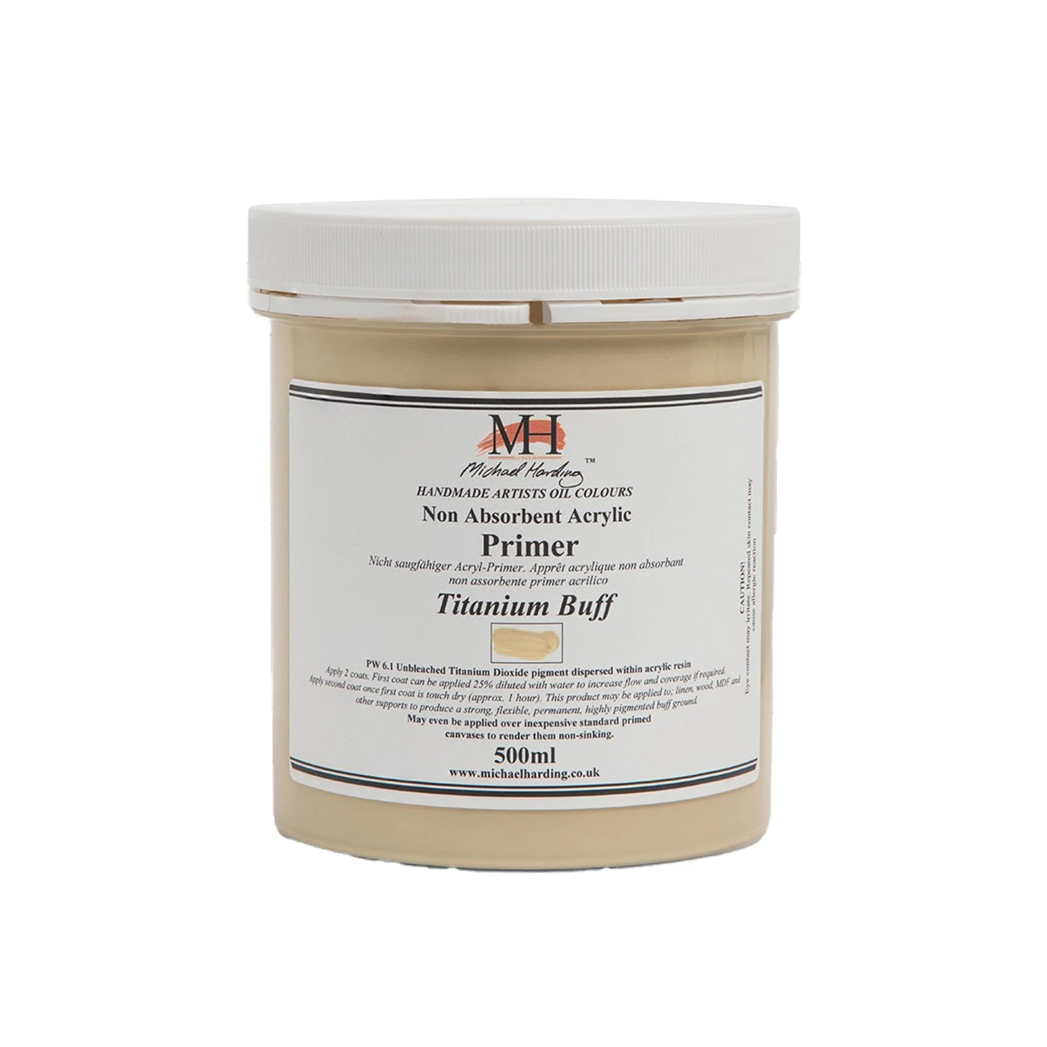 Michael Harding Non-Absorbent Acrylic Primer - Titanium Buff 1 Michael Harding Non-Absorbent Acrylic Primer - Titanium Buff