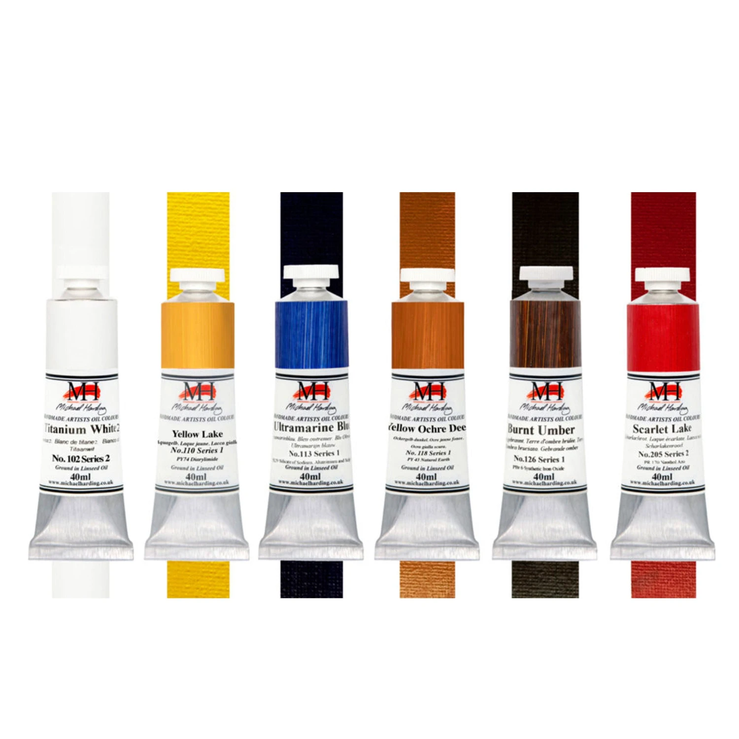 Michael Harding Handmade Oil Colour Starter Set 1 Michael Harding Handmade Oil Colour Starter Set