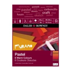 Daler-Rowney Murano Pastel Pads - 160gsm -Painting Supplies murano pastel pad 12x16 warm colours