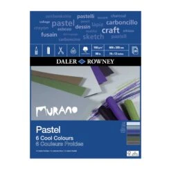 Daler-Rowney Murano Pastel Pads - 160gsm -Painting Supplies murano pastel pad 16x12 cool colours