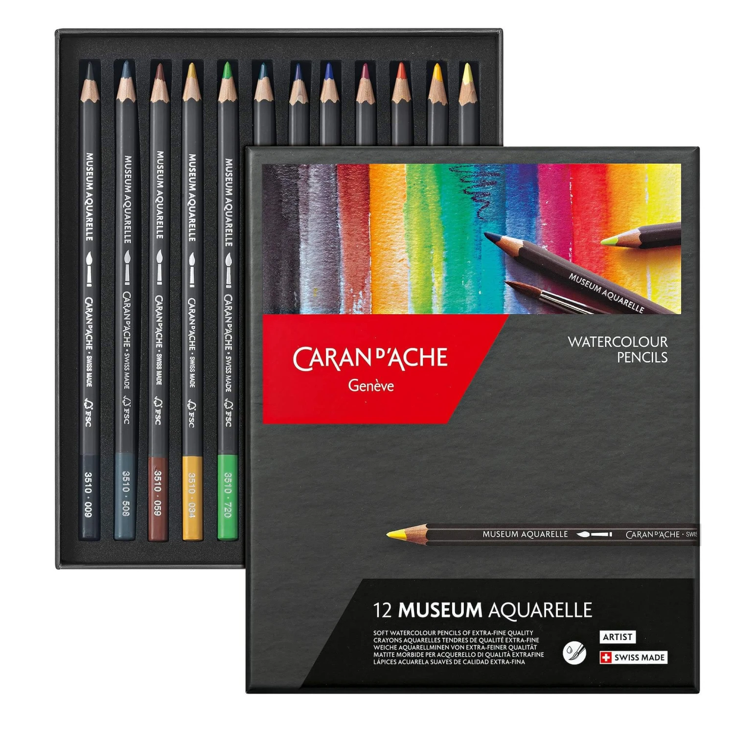Caran D'Ache Museum Aquarelle Pencils - Assorted Sets 4 Caran D'Ache Museum Aquarelle Pencils - Assorted Sets - Image 4