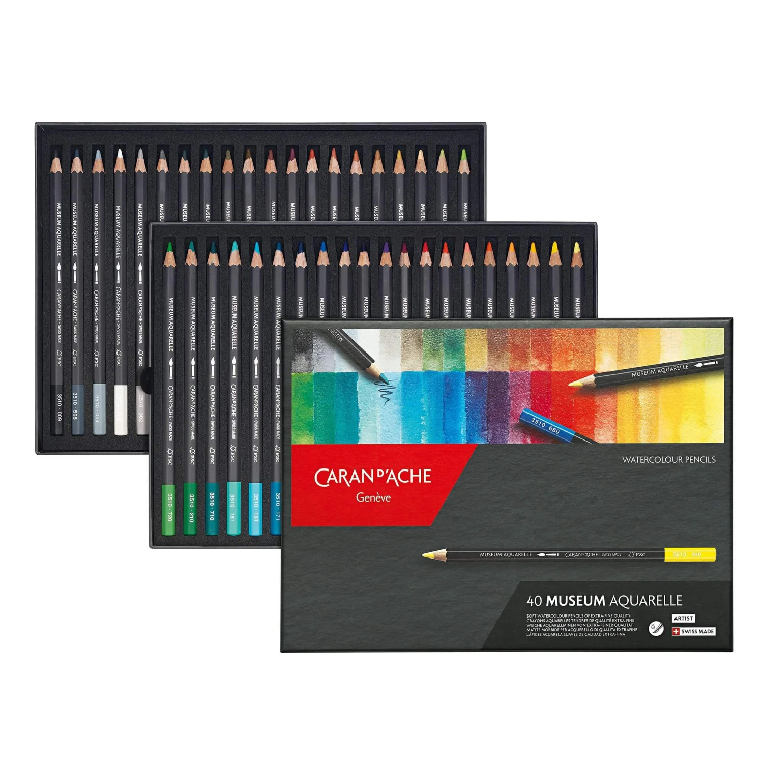 Caran D'Ache Museum Aquarelle Pencils - Assorted Sets 6 Caran D'Ache Museum Aquarelle Pencils - Assorted Sets - Image 6