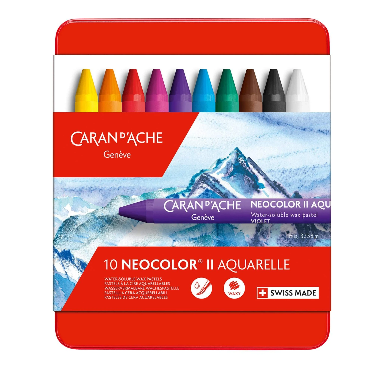 Caran D'Ache Neocolour - Water Soluble Wax Pastels 1 Caran D'Ache Neocolour - Water Soluble Wax Pastels