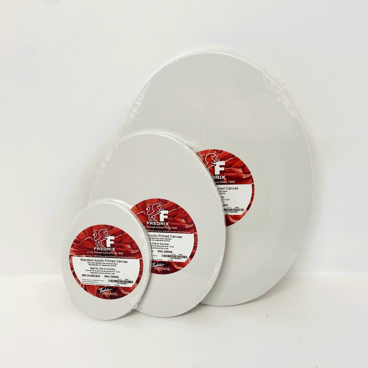 Fredrix Oval Stretched Canvas 3 Fredrix Oval Stretched Canvas - Image 3