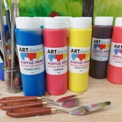 ARTdiscount Acrylic Paint 500ml - Single Bottles 7 ARTdiscount Acrylic Paint 500ml - Single Bottles -Painting Supplies own brand acrylic