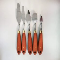 ARTessentials Palette Knife Set For Oils And Acrylics - 5 Piece