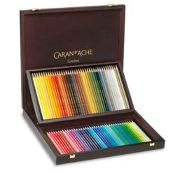 Caran D'Ache 80 Prismalo Pencils Wooden Box