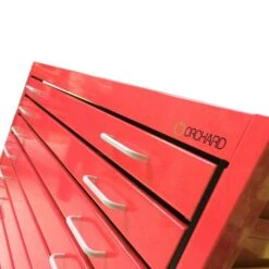 Orchard Metal Plan Chest -Painting Supplies red