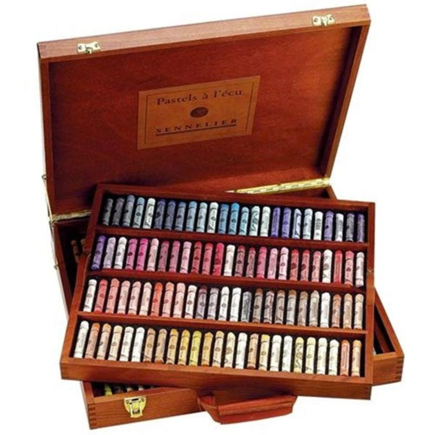 Sennelier Traditional Wooden Box Set Of 175 Soft Pastels 1 Sennelier Traditional Wooden Box Set Of 175 Soft Pastels