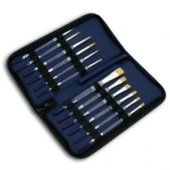 Royal & Langnickel Soft Grip SHORT Handle 12 Piece Brush Set