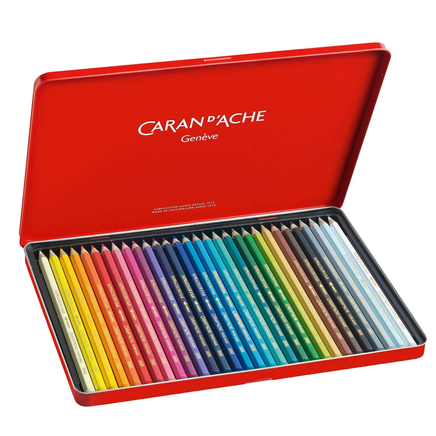 Caran D'Ache Supracolor Soft Aquarelle Pencil Metal Tins 4 Caran D'Ache Supracolor Soft Aquarelle Pencil Metal Tins - Image 4