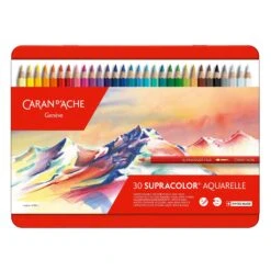 Caran D'Ache Supracolor Soft Aquarelle Pencil Metal Tins 8 Caran D'Ache Supracolor Soft Aquarelle Pencil Metal Tins -Painting Supplies supra 30