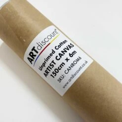 Canvas Roll 10oz - 1.5m X 6m UNPRIMED 5 Canvas Roll 10oz - 1.5m X 6m UNPRIMED -Painting Supplies unprimed cotton canvas art discount 3