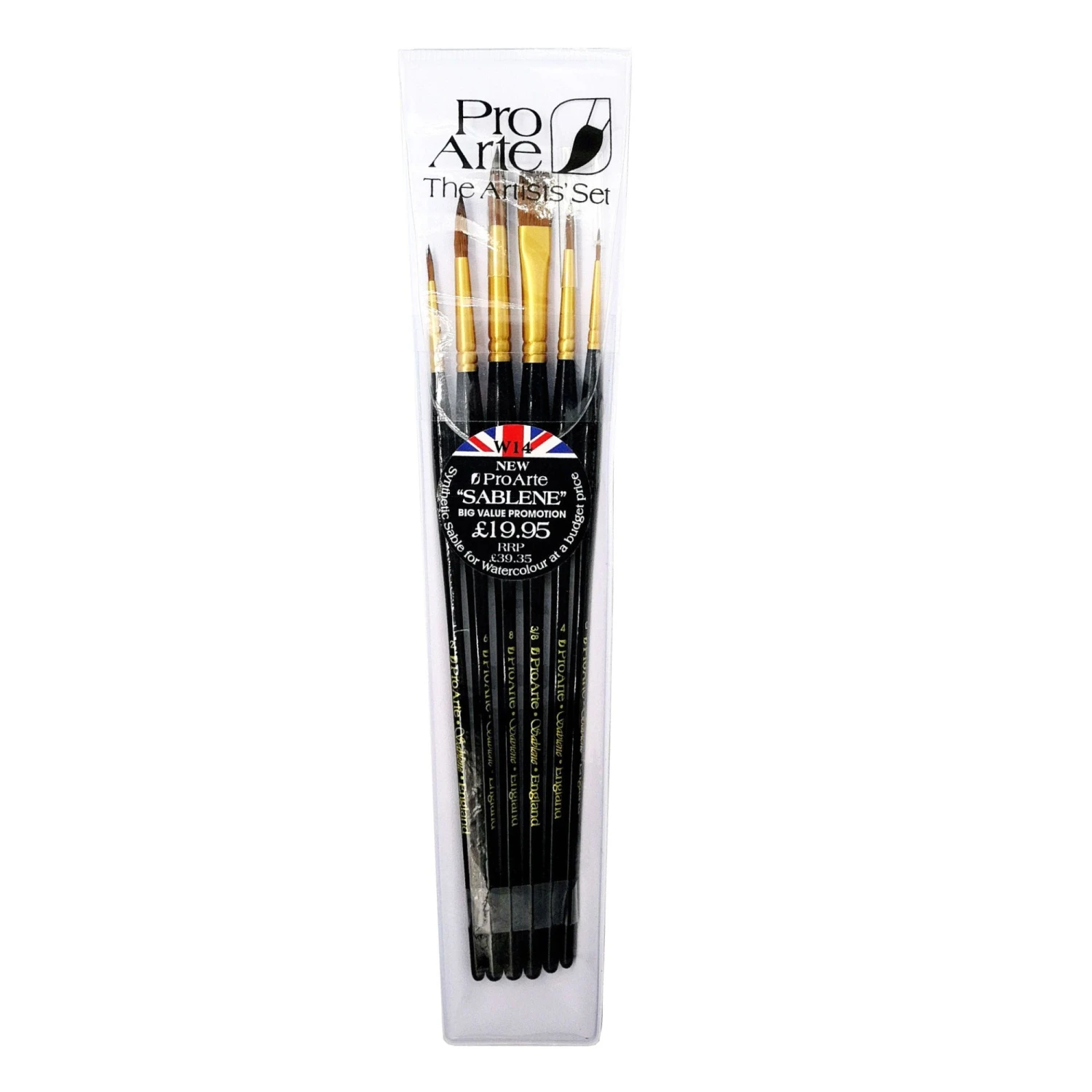 Pro Arte Sablene Brush Set - W14 1 Pro Arte Sablene Brush Set - W14